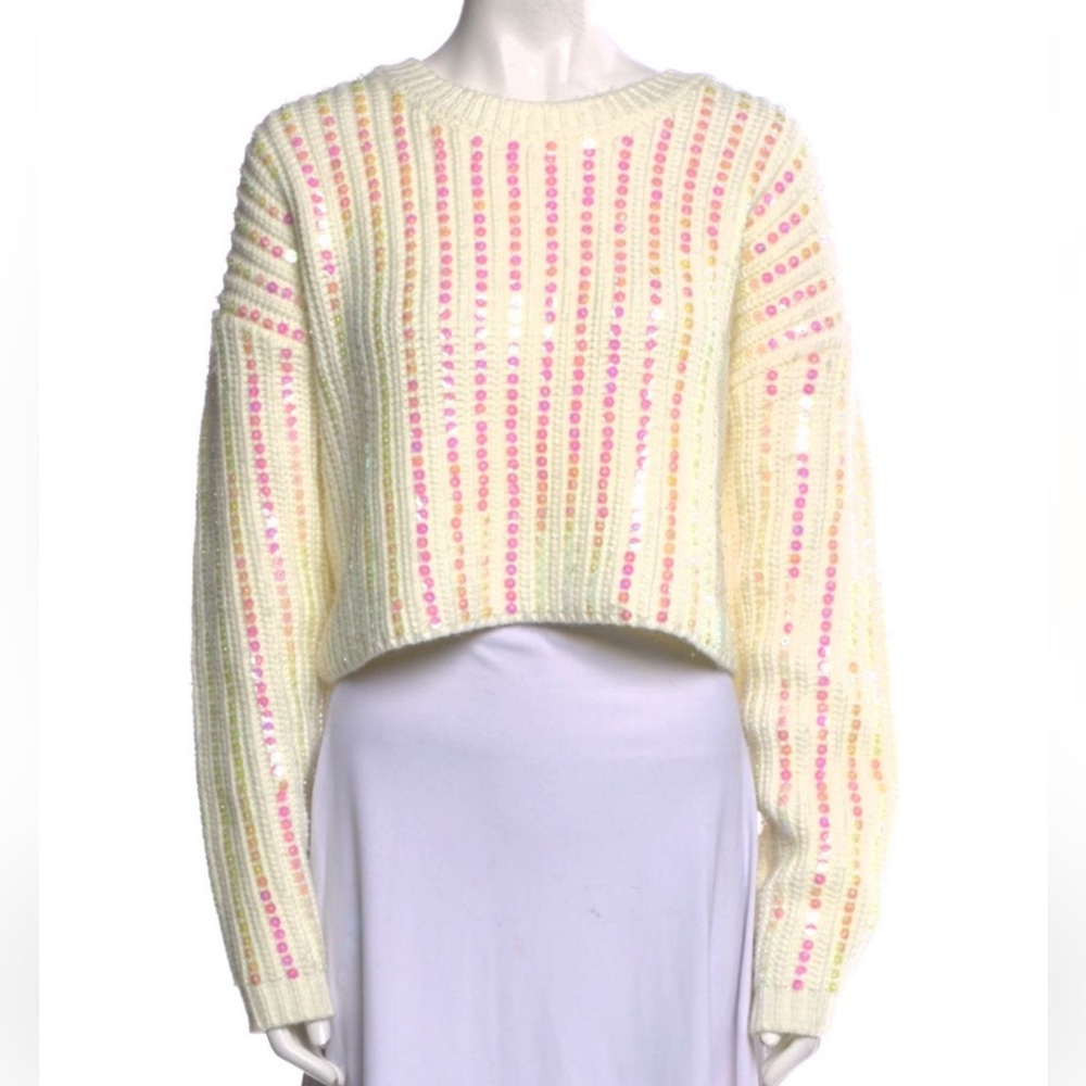 Cinq à Sept Phoebe Pullover In Ivory Size XS